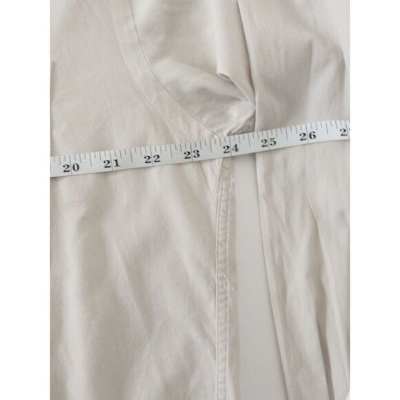 Vintage Nautica Made In USA Mens‎ Medium Button Down Dress Shirt Tan - Picture 8 of 11